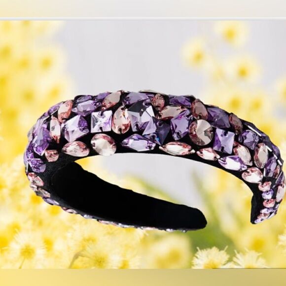 ZARA EMBELLISHED HEADBAND WOMEN ACCESSORIES HAIR ACCESSORY - Picture 1 of 4